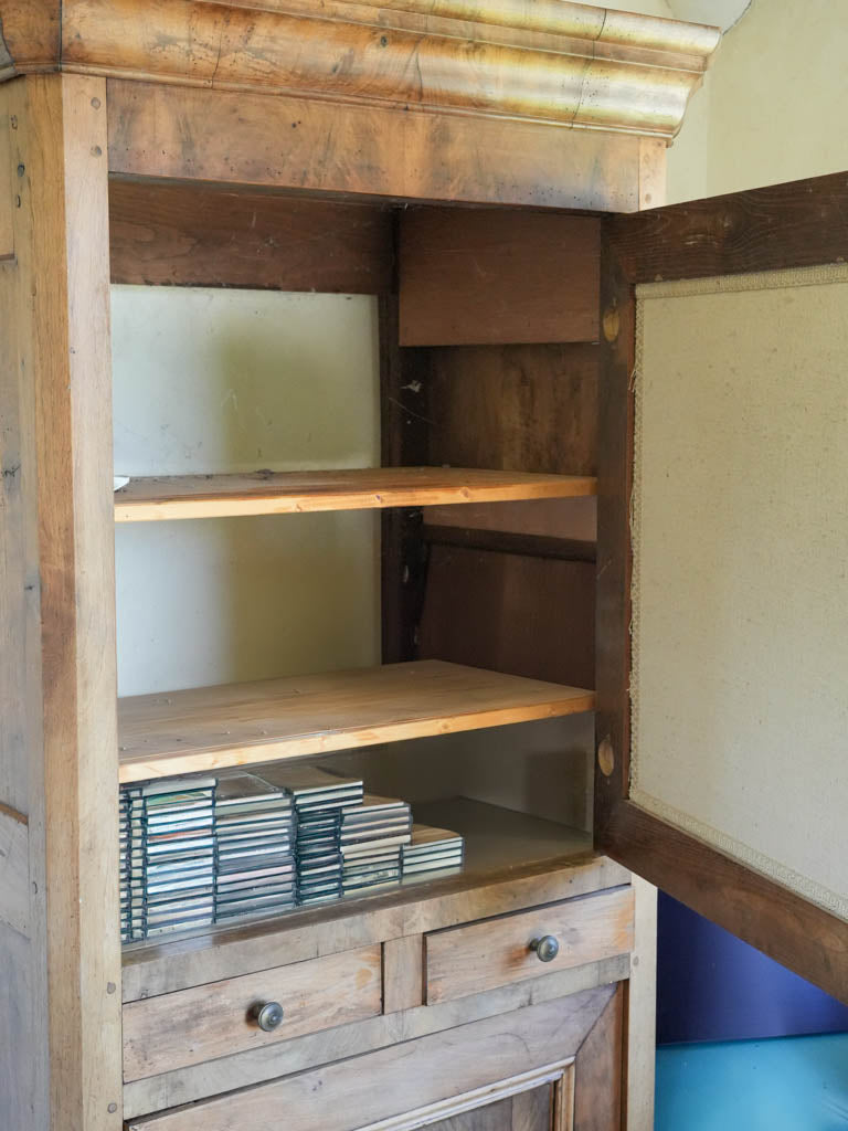 Elegant antique wooden cupboard