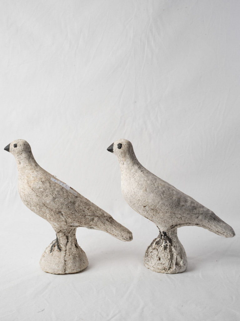 Patina adorned French avian art