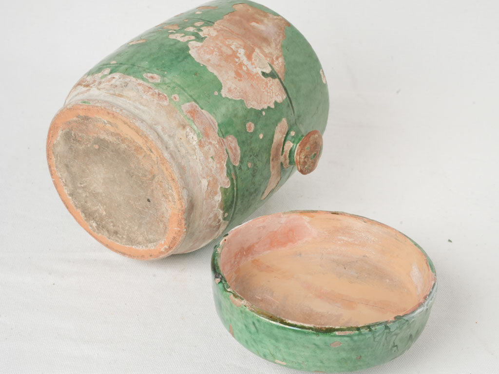 Decorative French country ceramic vessel