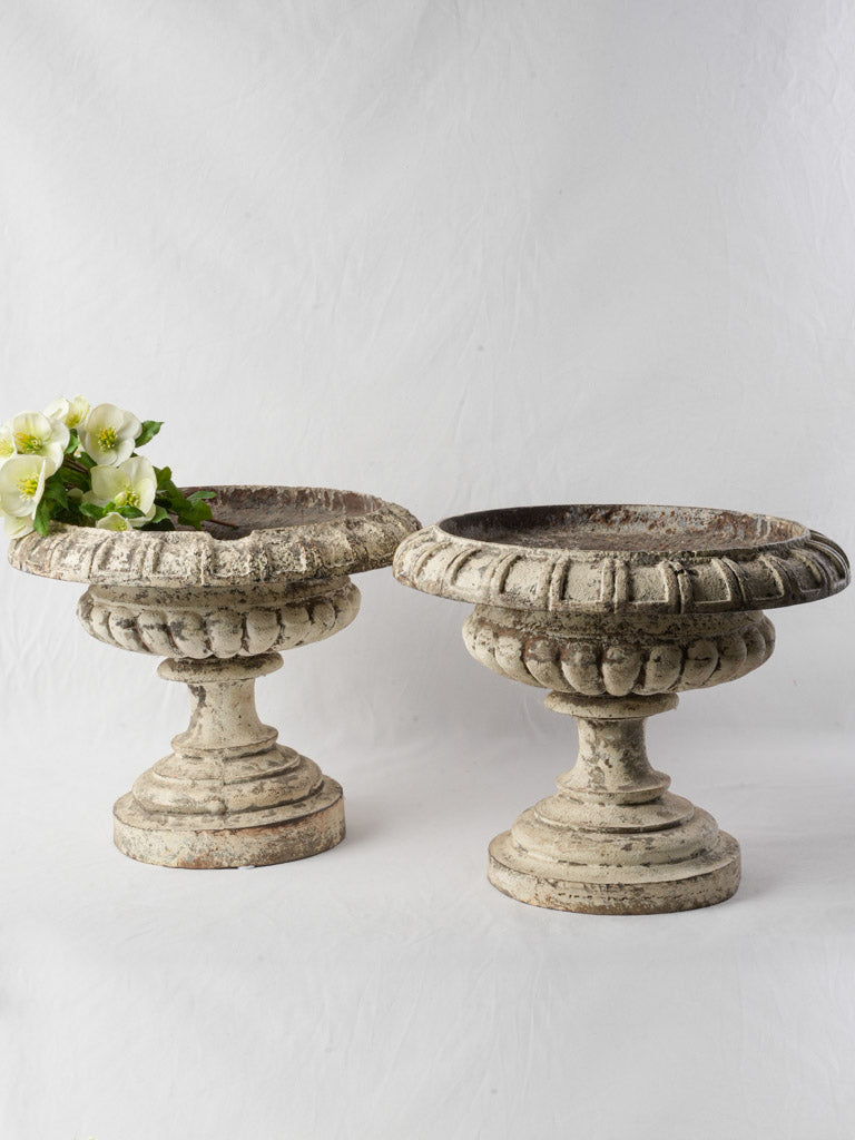 Exquisite antique French garden urns
