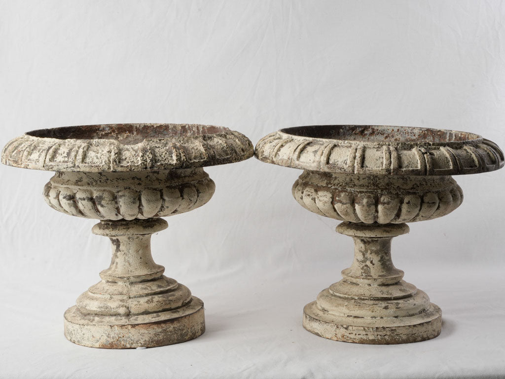 Sculptural tiered base vases