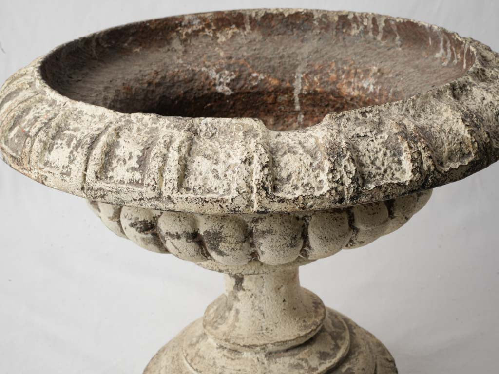 Historical outdoor decorative urns