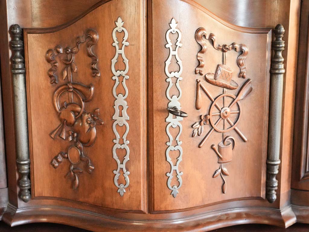 Exquisite hand-carved Provençal buffet