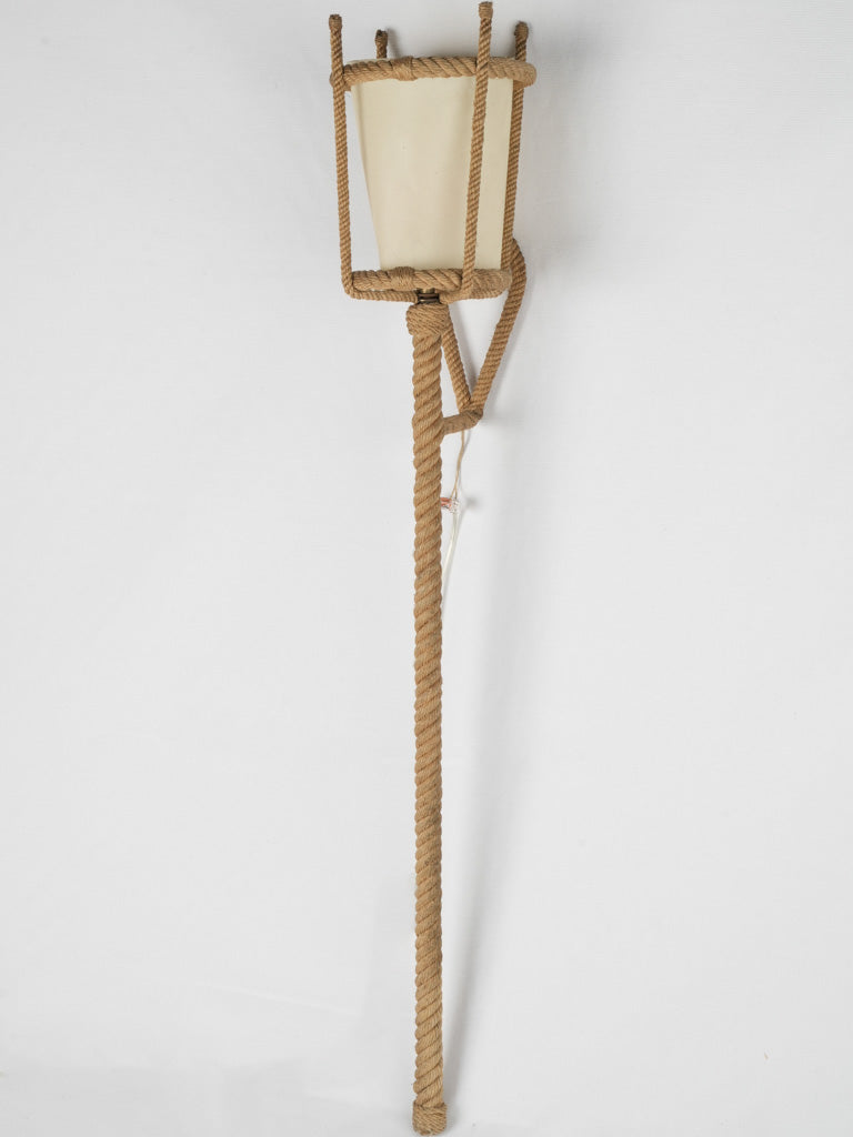 Vintage French ivory wall sconce