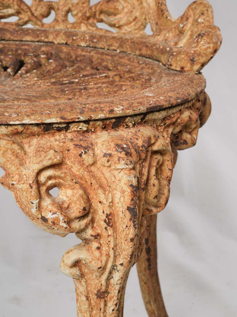 Charming vintage iron seating