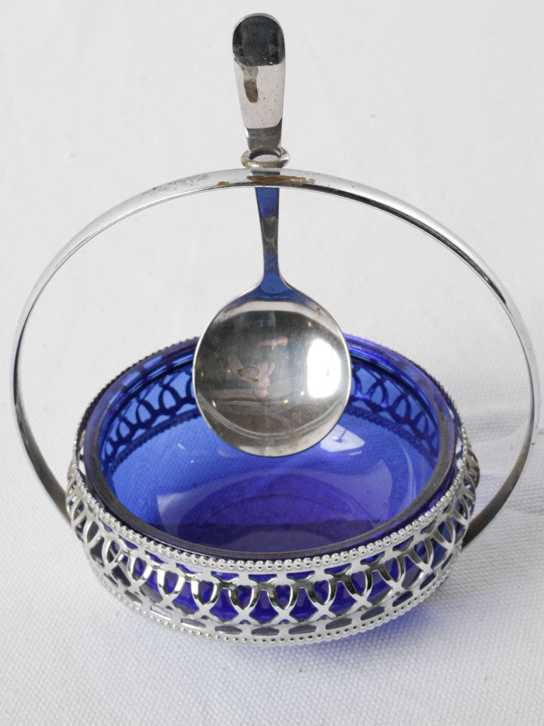 Mid-century English jam basket