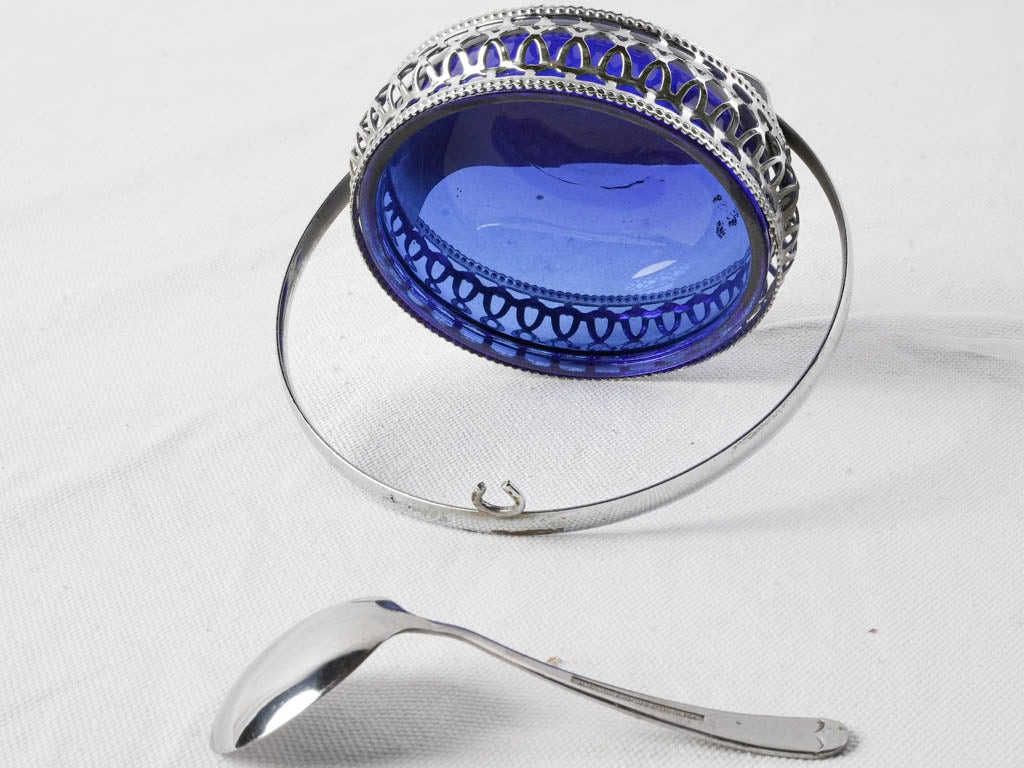 Rich glass mid-century dish