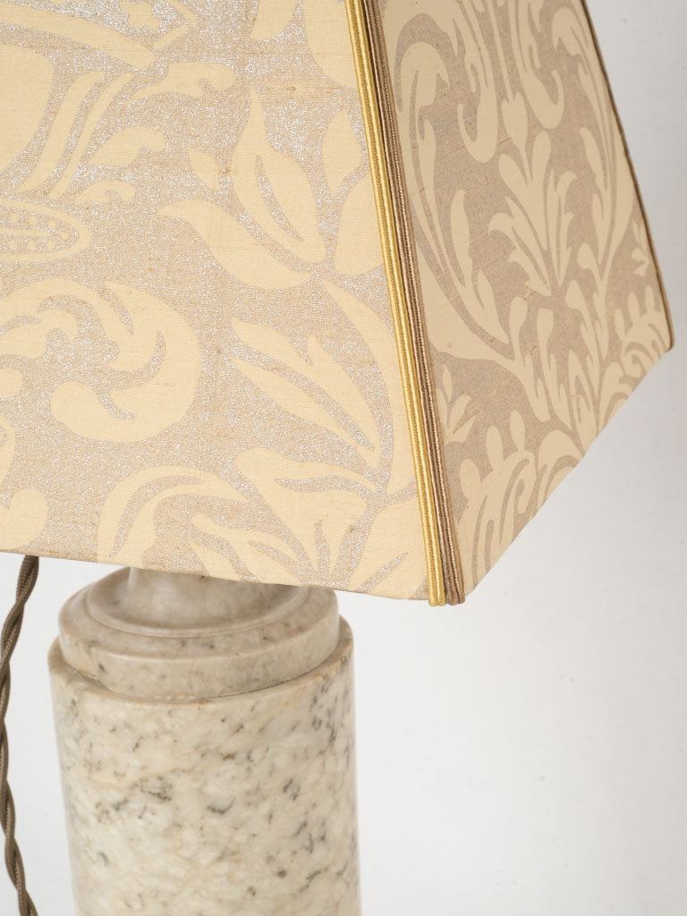Understated simplicity marble lamp
