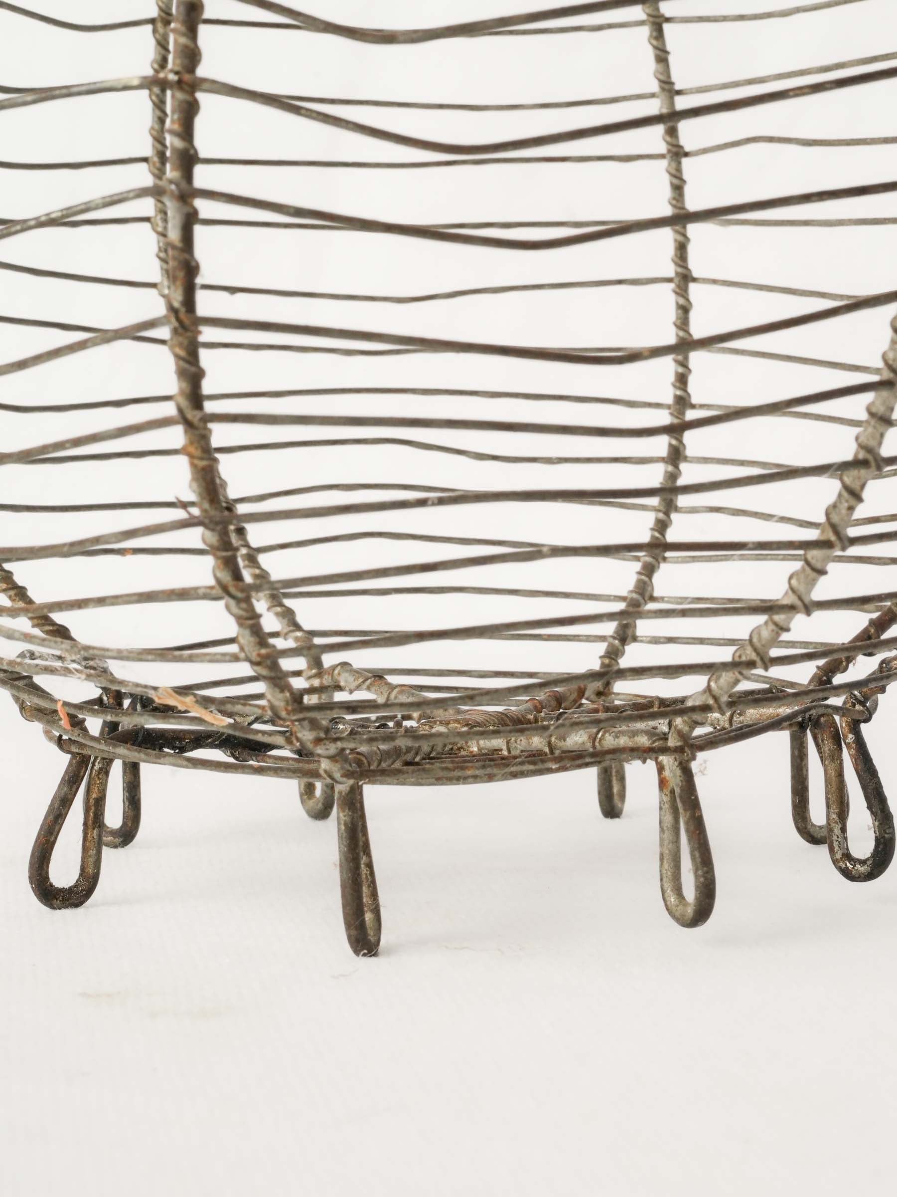 Antique French Wire Basket - For Onions