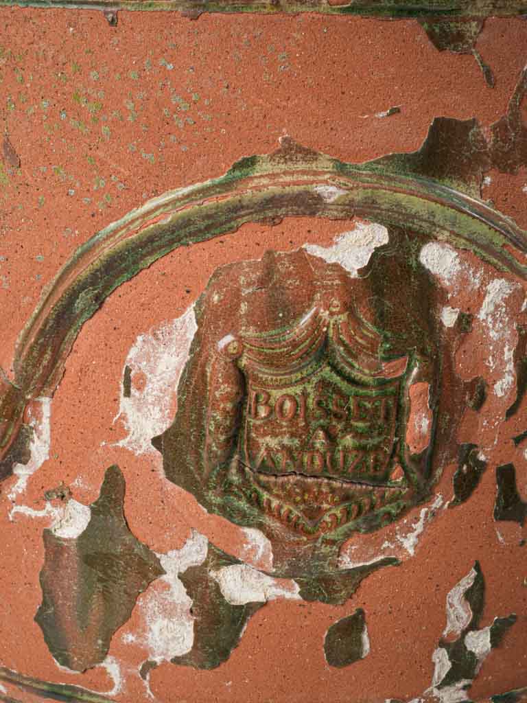 Patina-finished French urn