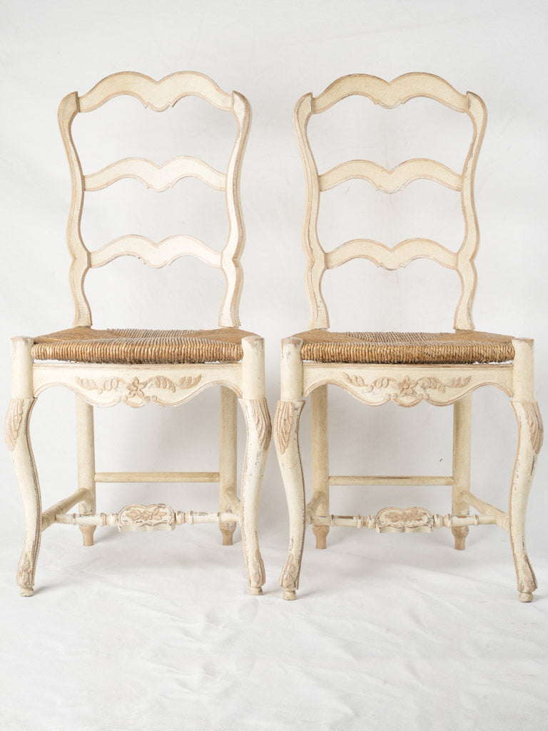 French country ladderback chairs