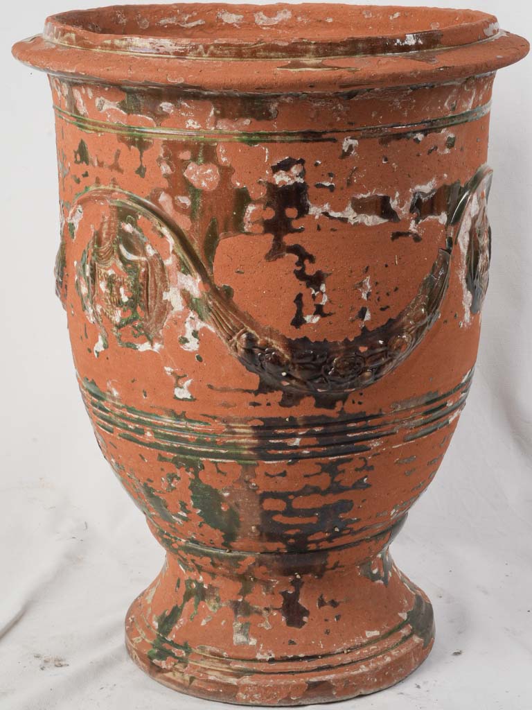 Vintage French clay planter