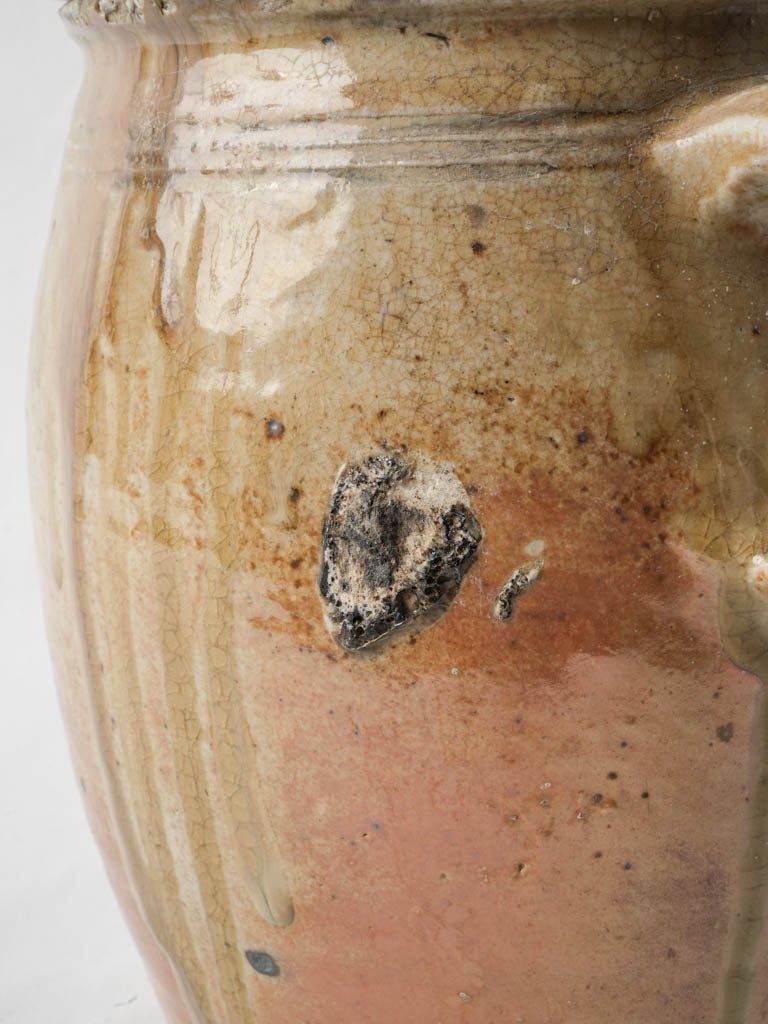 Classic textured stoneware container