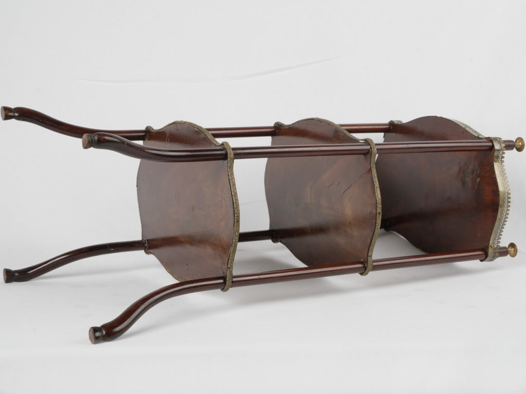 Luxurious 19th-century brass-accented étagère