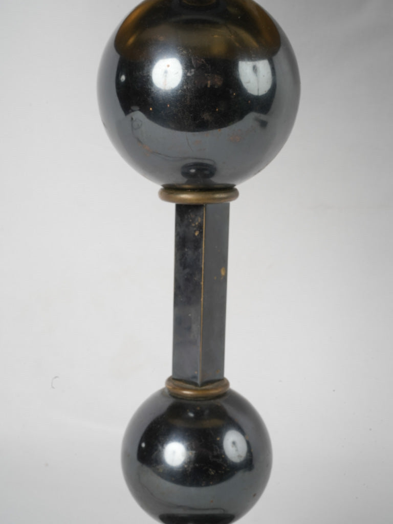 Timeless black exterior French luminaire