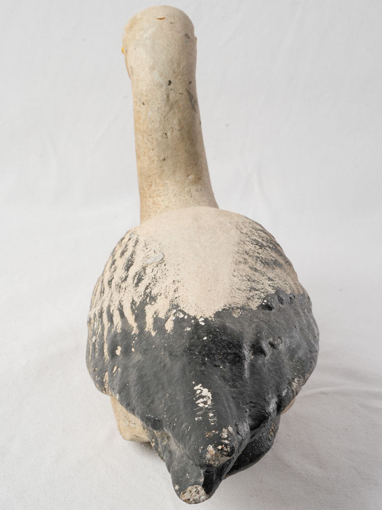Distressed patina stork home decor
