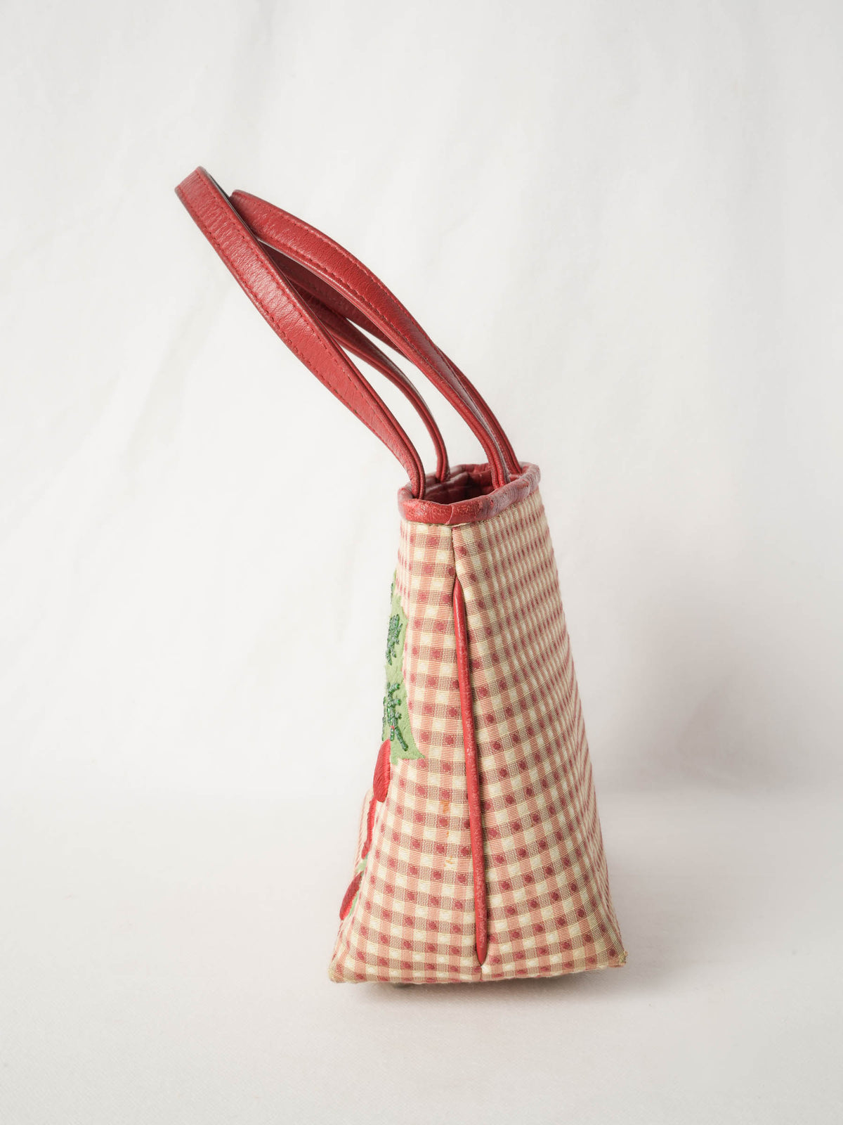 Vintage Cherry-Themed Handbag
