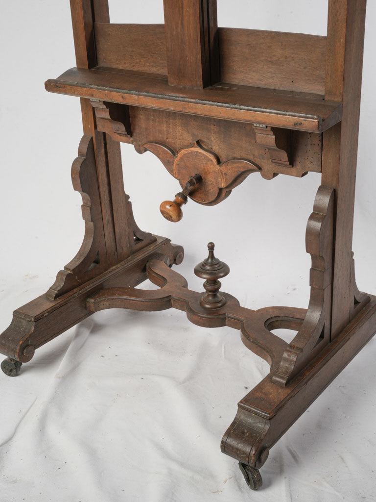 Late 19th Century French Atelier Easel with Crank - 75¼"