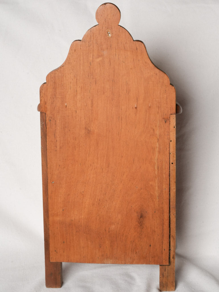 C-scrolls walnut storage box