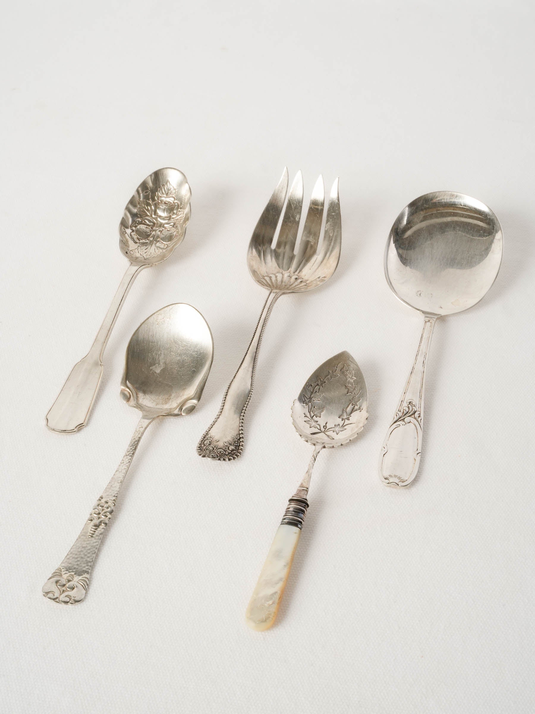 Antique Serve ware Collection - Five Pieces