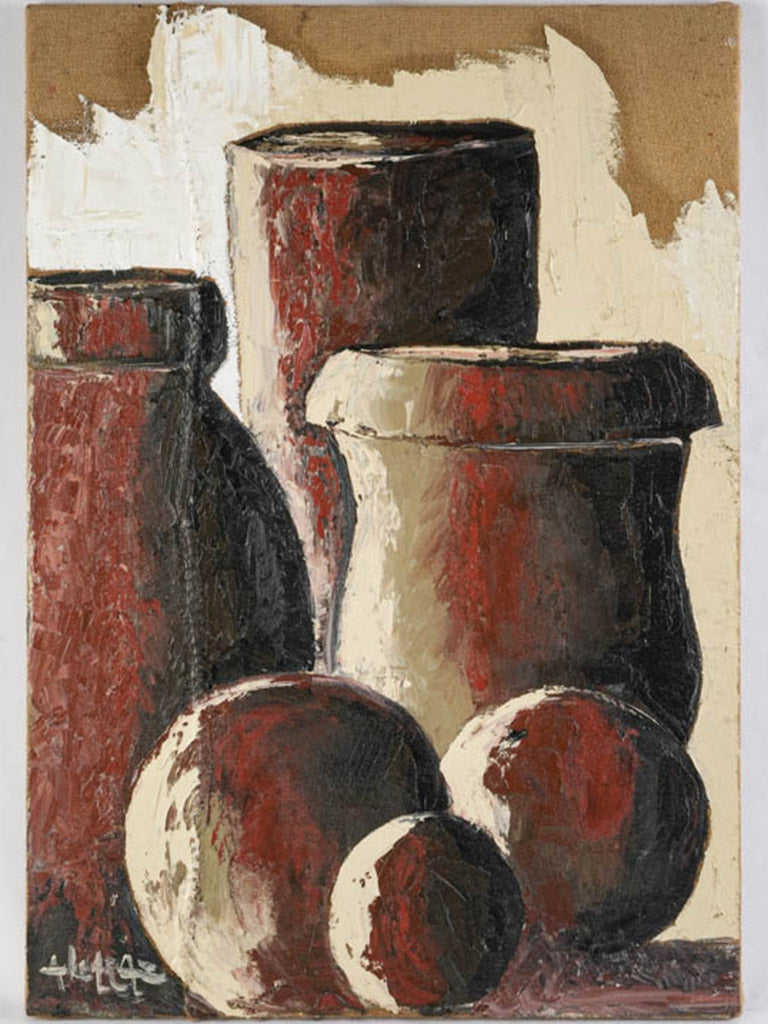 Contemporary Painting by Michèle Alcaraz - Provençal Vessels - 36½" x 26"