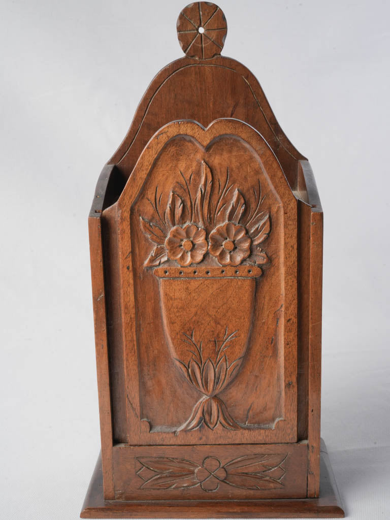 Aged Provencal style flour box