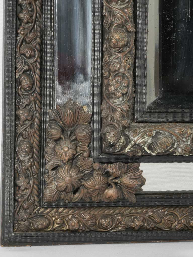 Elegant craftsmanship black parclose mirror