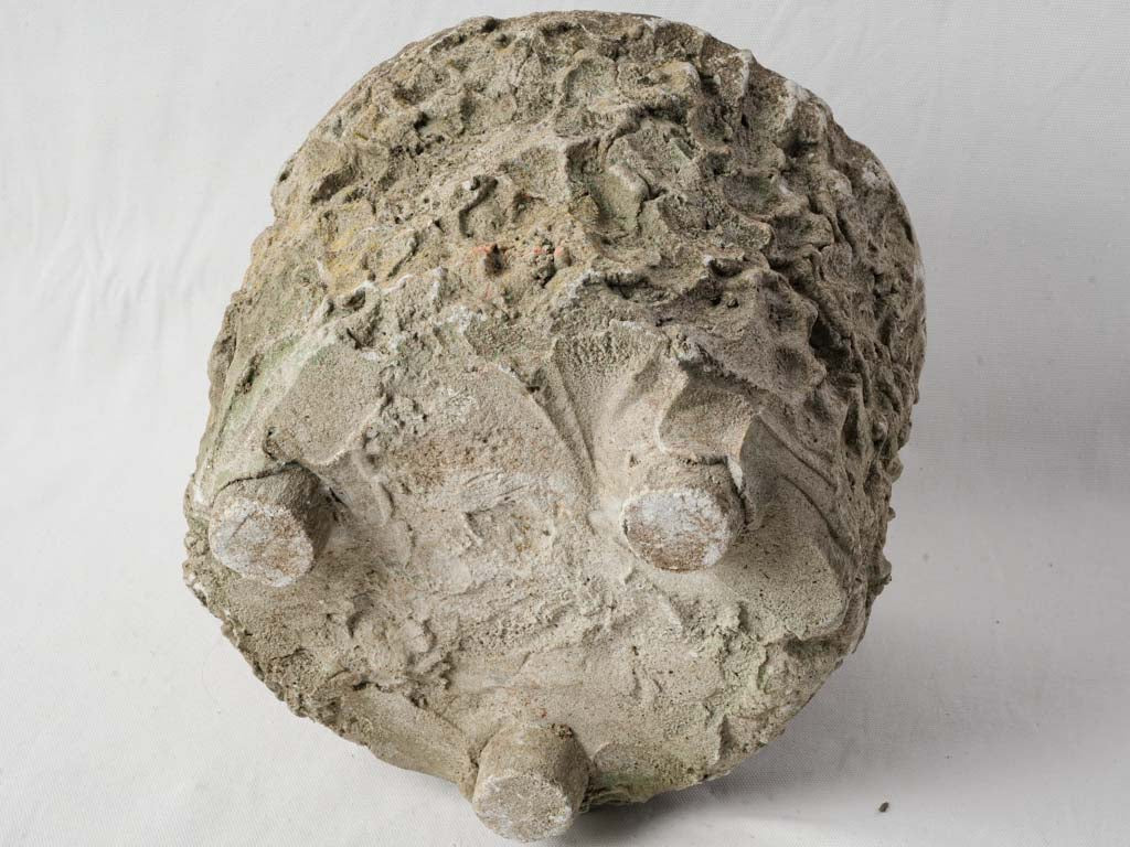 Decorative French-style concrete planters