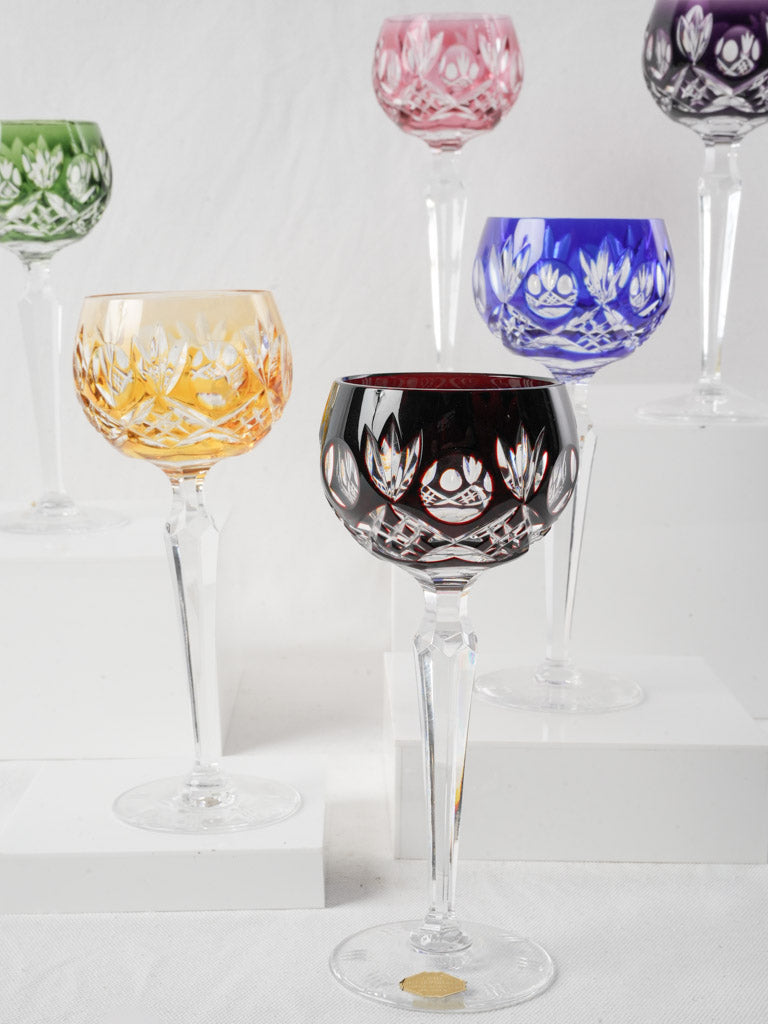 Exquisite Bohemian crystal glassware collection