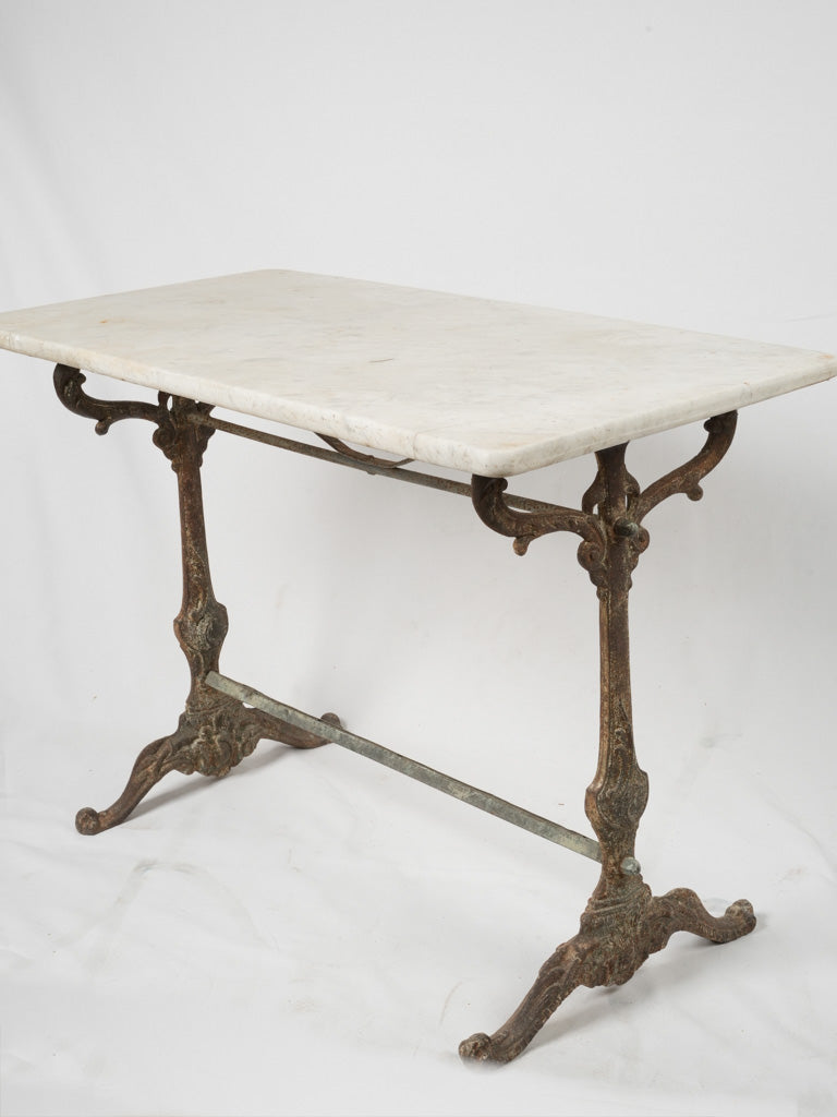 Ornate early-twentieth century bistro table