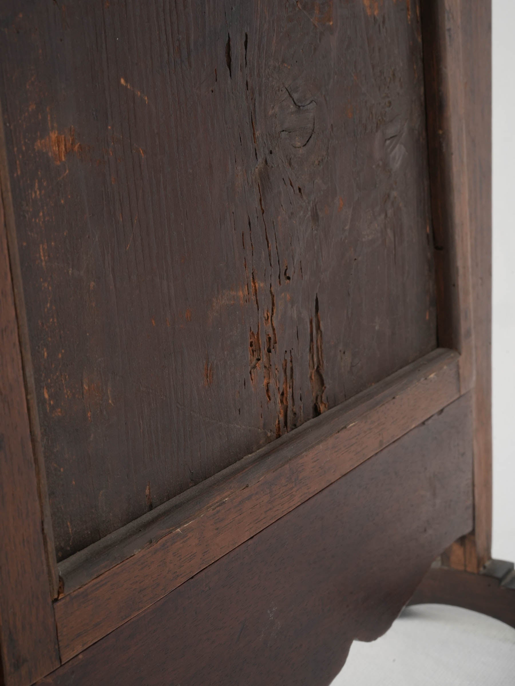 Atmospheric patina vanity mirror