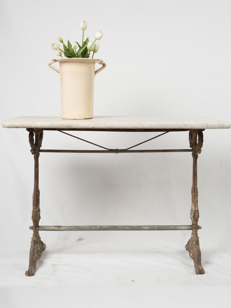 Vintage cast iron bistro table