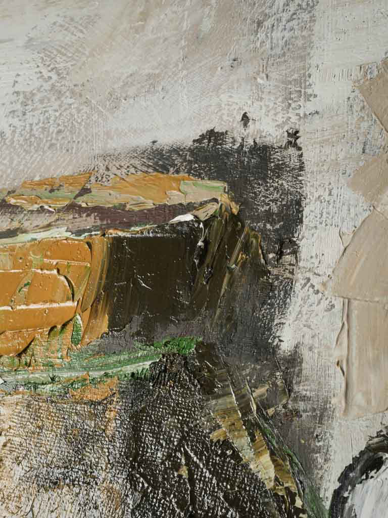 Grounded aesthetic still life canvas