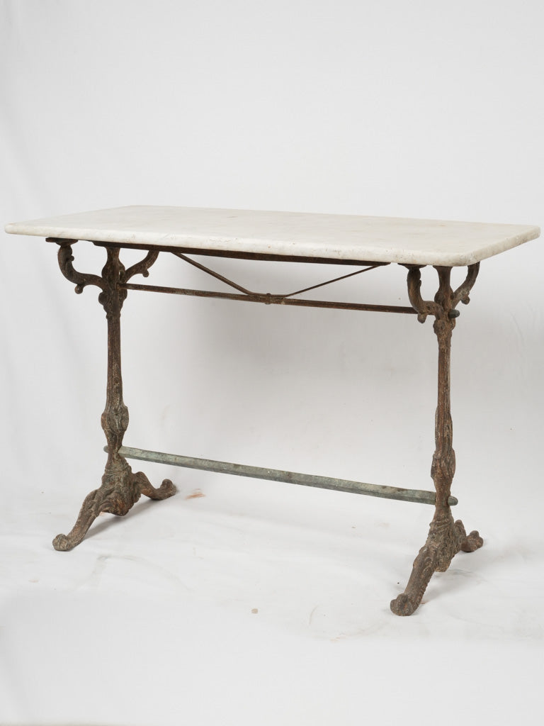 Antique Toulouse foundry marble table