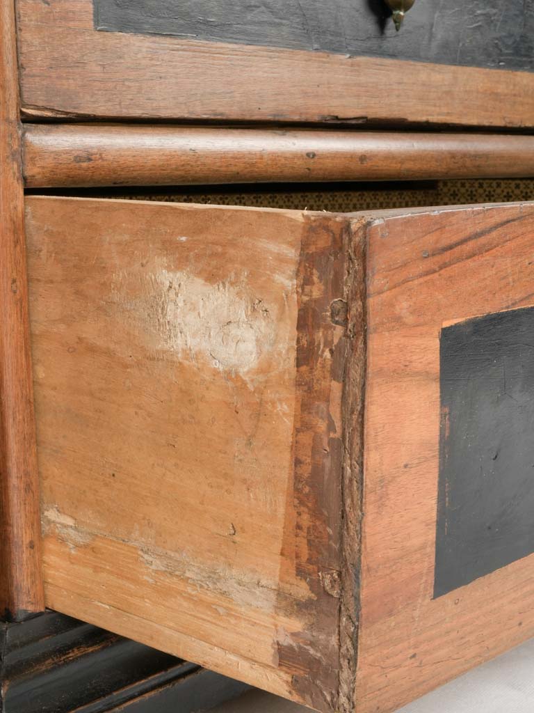 Classic drawer-lined walnut commodes