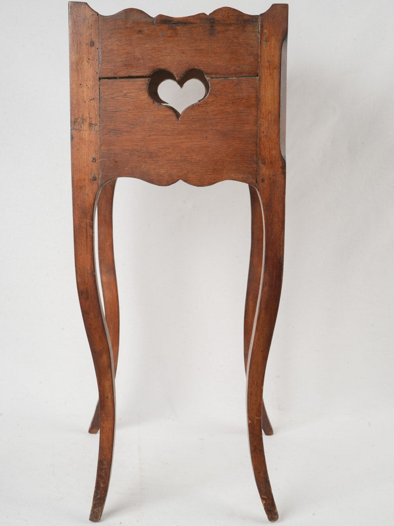 Portable vintage bedside table