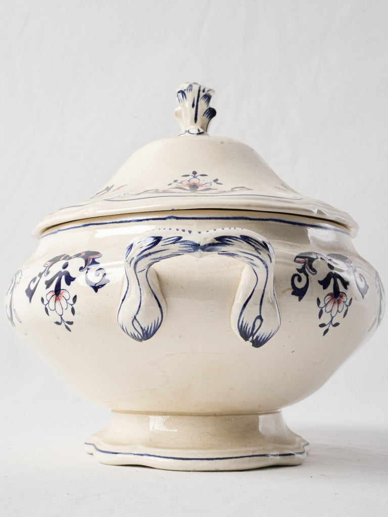 Intricate polychrome style tureen