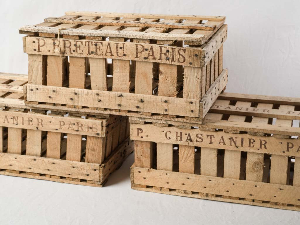 Distinctive rustic fire starter crates