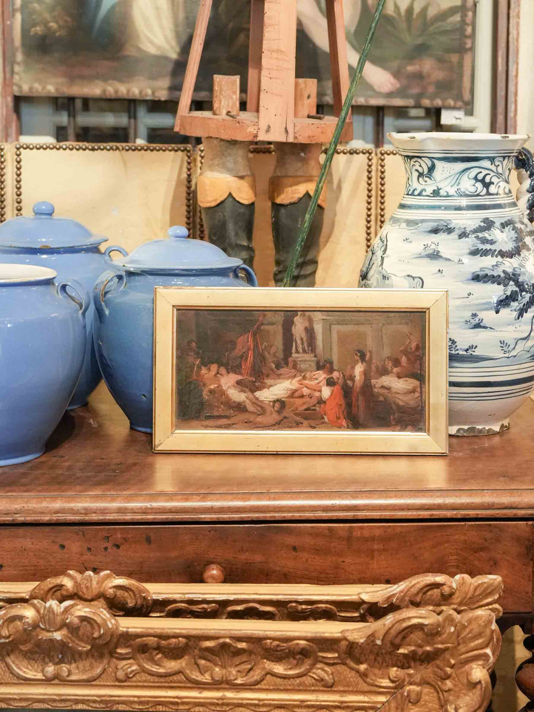 Atmospheric classical orgy artwork