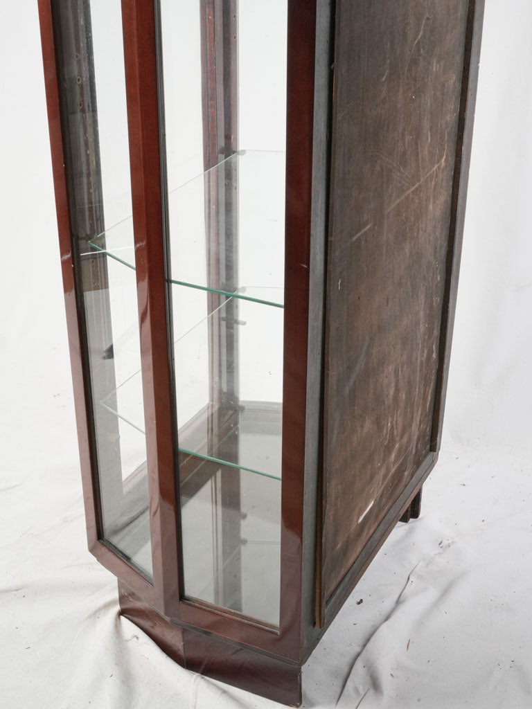 Slender silhouette elegant glass case