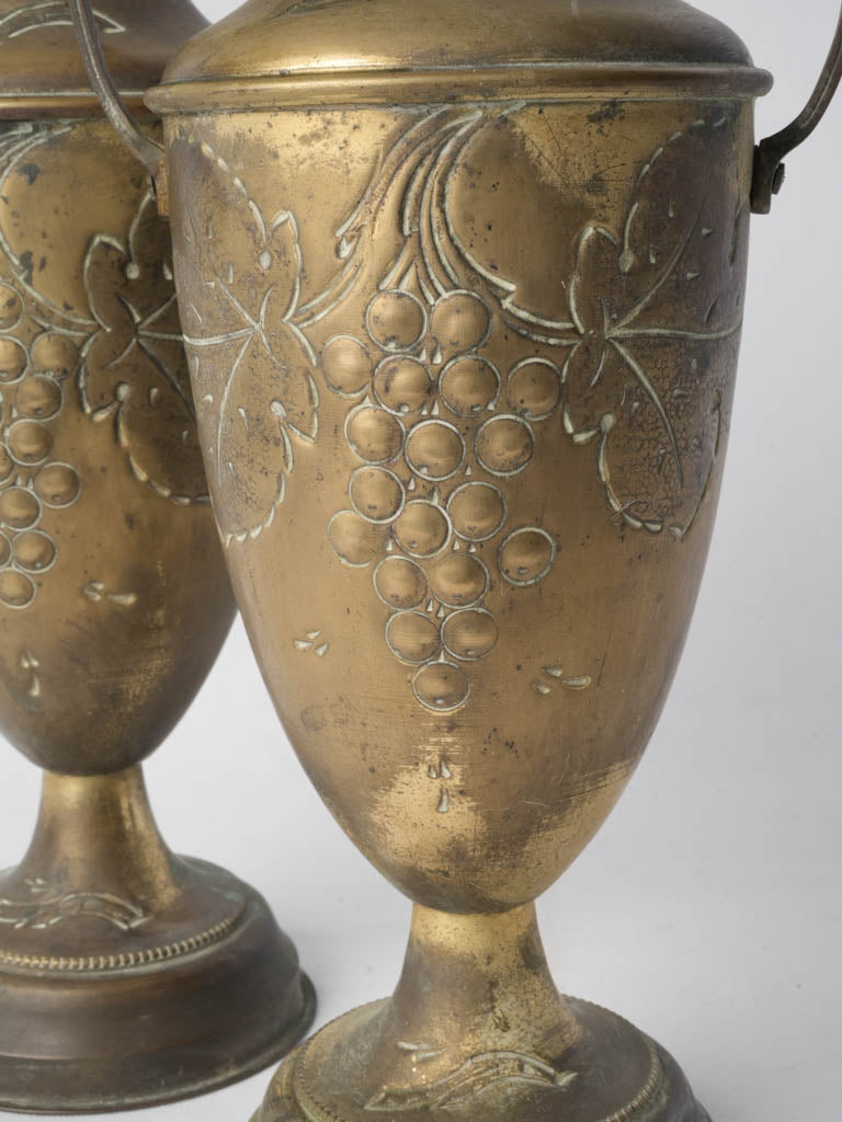 Ornamental brass decorative pieces