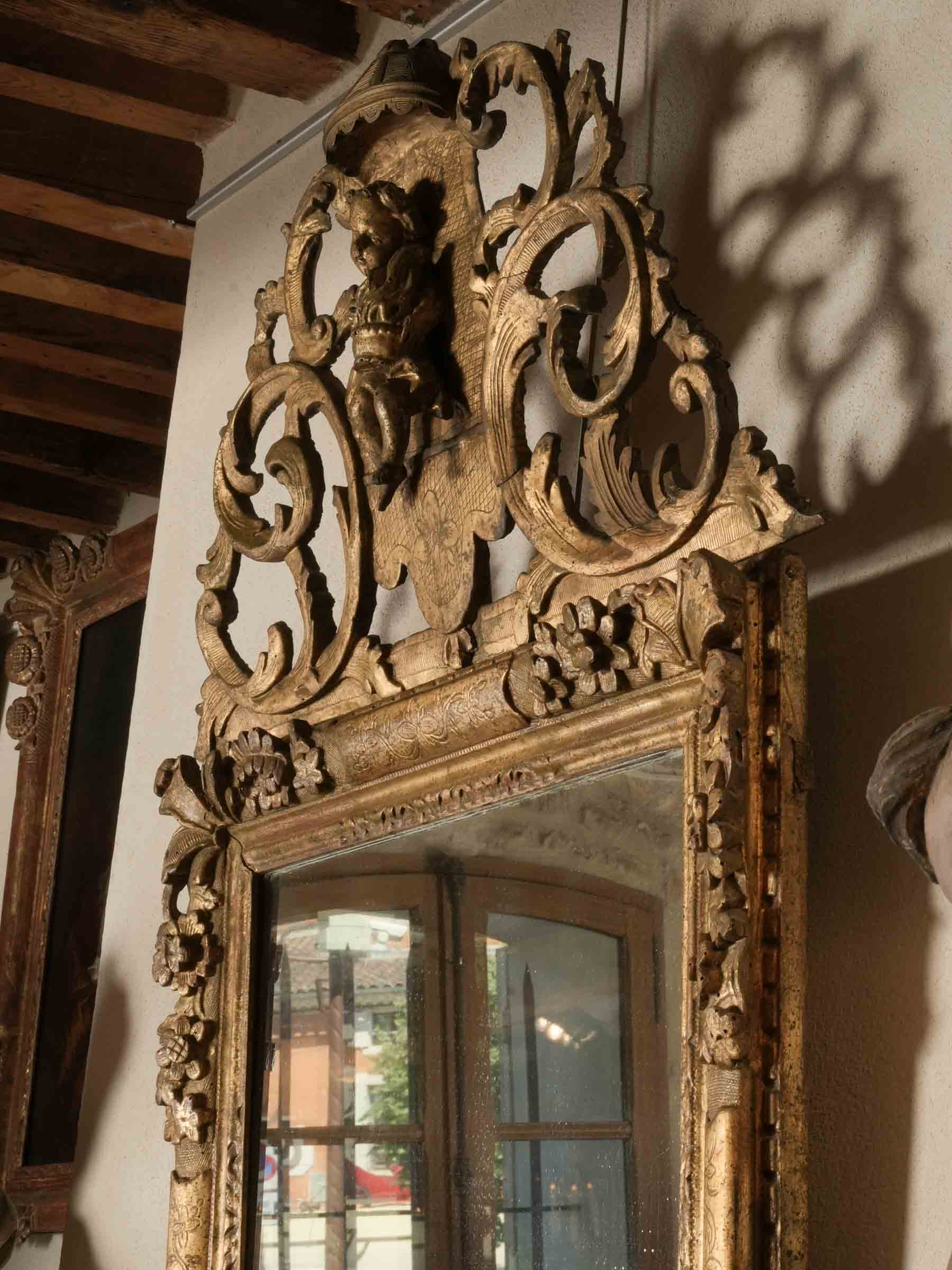 Opulent putto adorned frame
