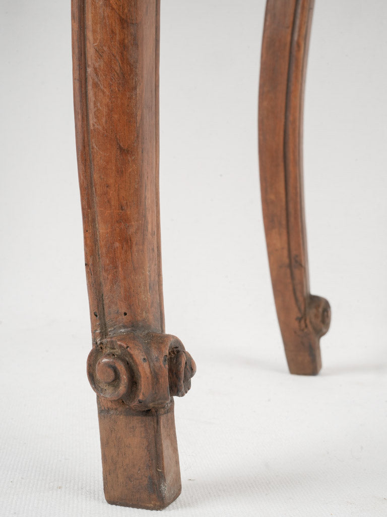 Decorative Louis XV nightstand walnut