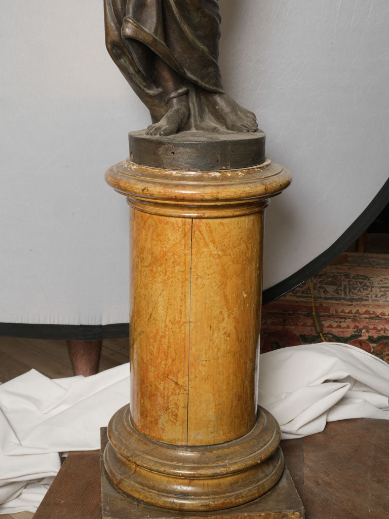 Late 19th Century French Cast-Iron Orientalist Figural Floor Lamp - 78¾" x 13¾"