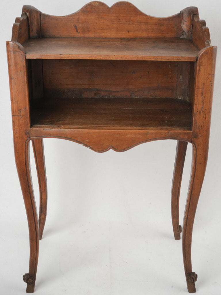 Vintage walnut occasional table