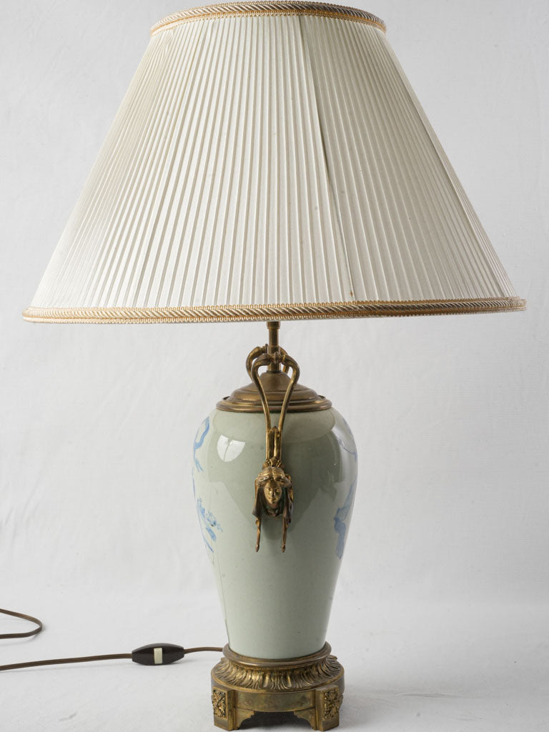 Intricate brass detailed fixture  