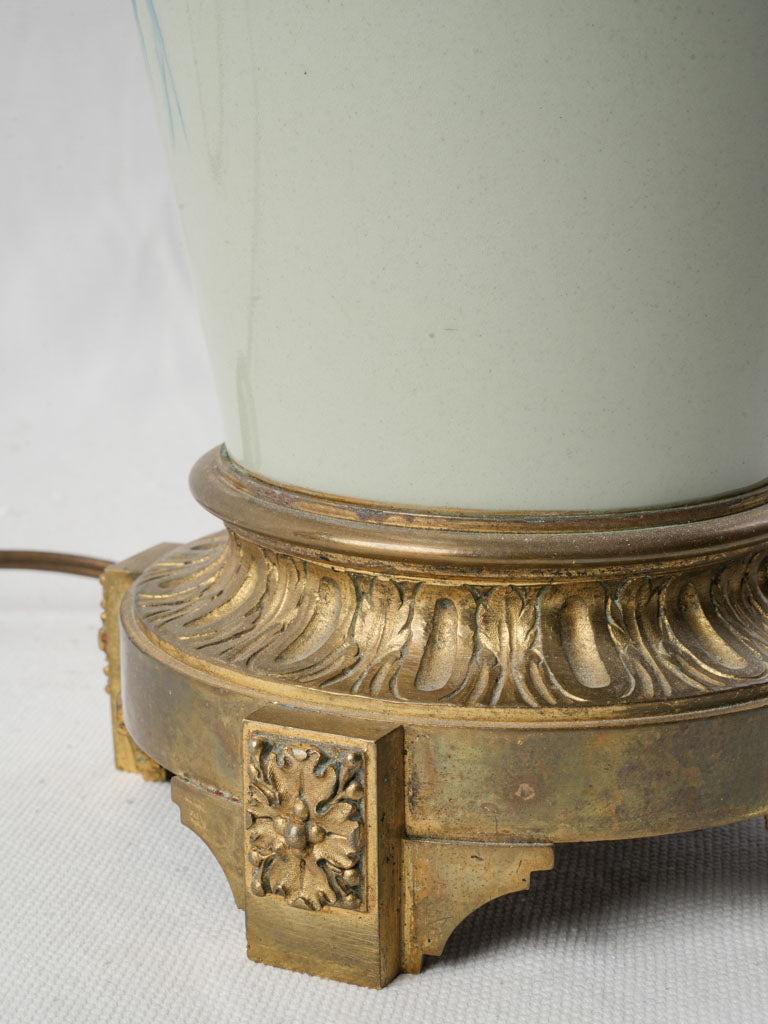 Historical faience brass accessory