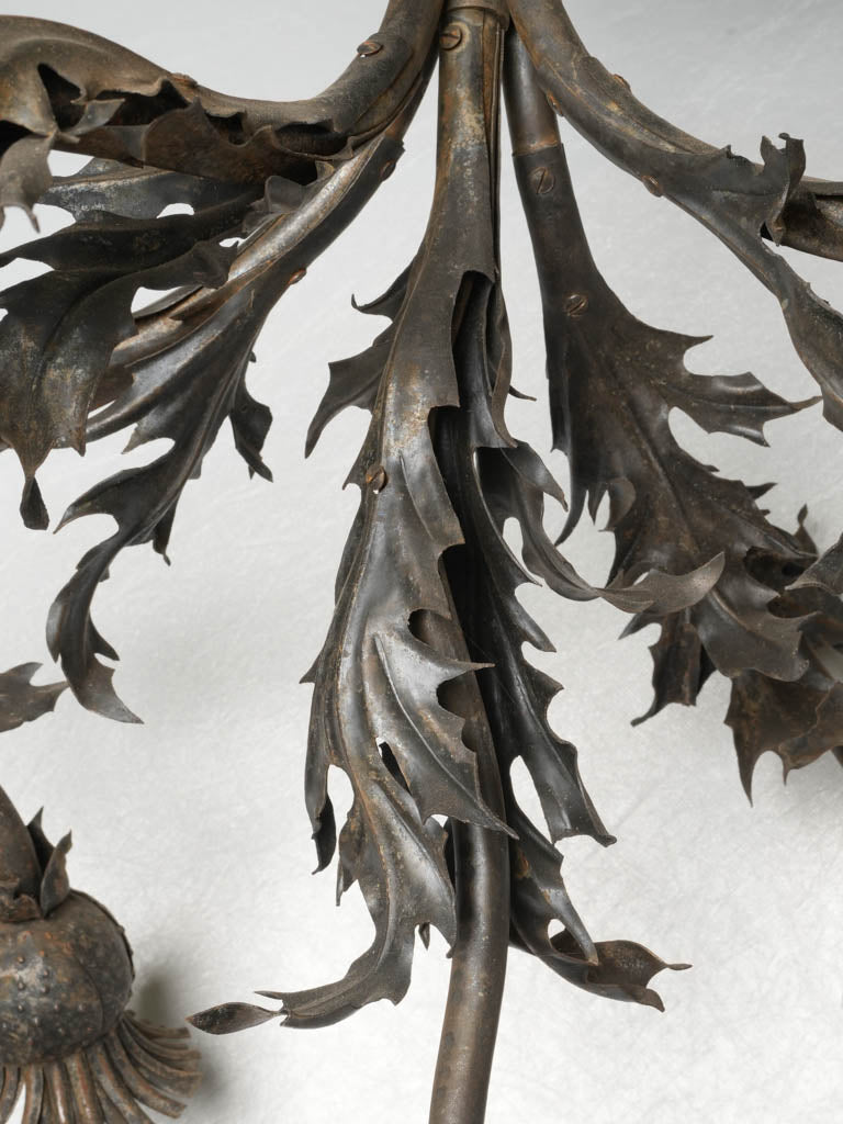 Early 20th century thistle chandelier