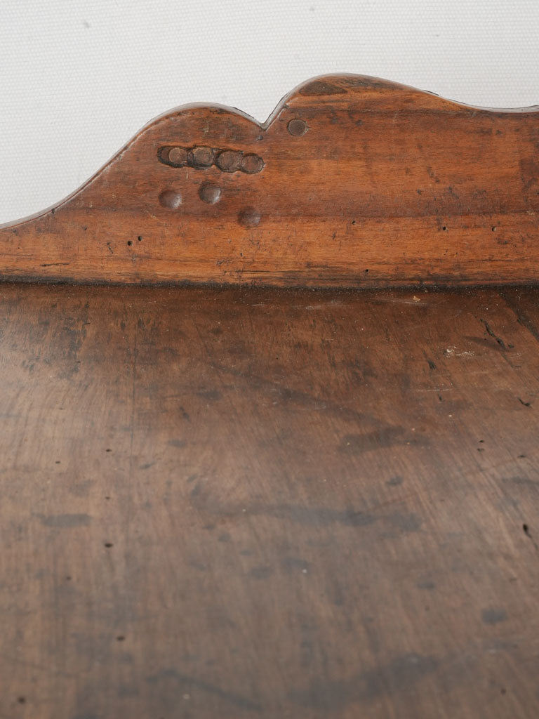 Sophisticated period walnut bedside table