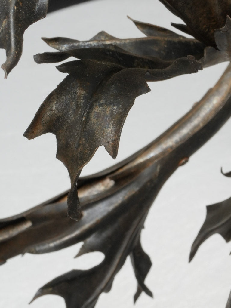 Vintage, large thistle light fixture
